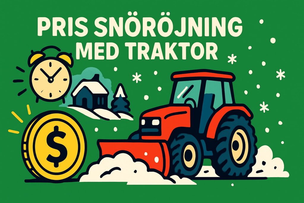 pris snrjning med traktor steg fr steg guide 2025