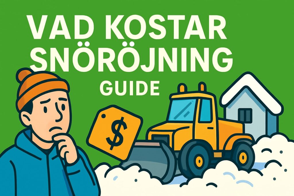 vad kostar snrjning guide fr 2025 rets priser